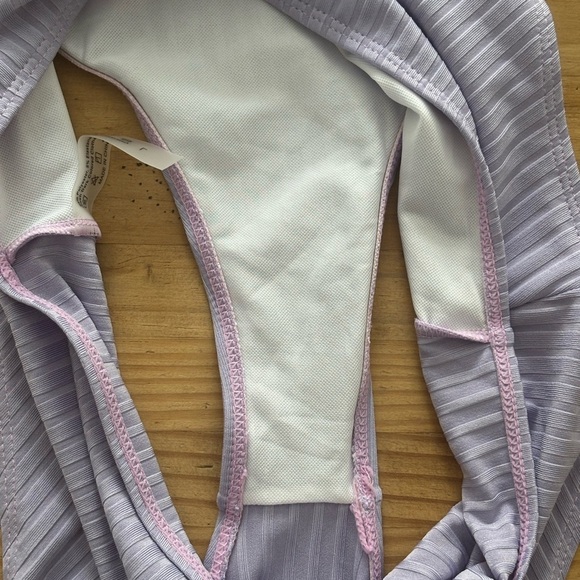 Lavender Ribbed Bikini Set - Picture 7 of 8